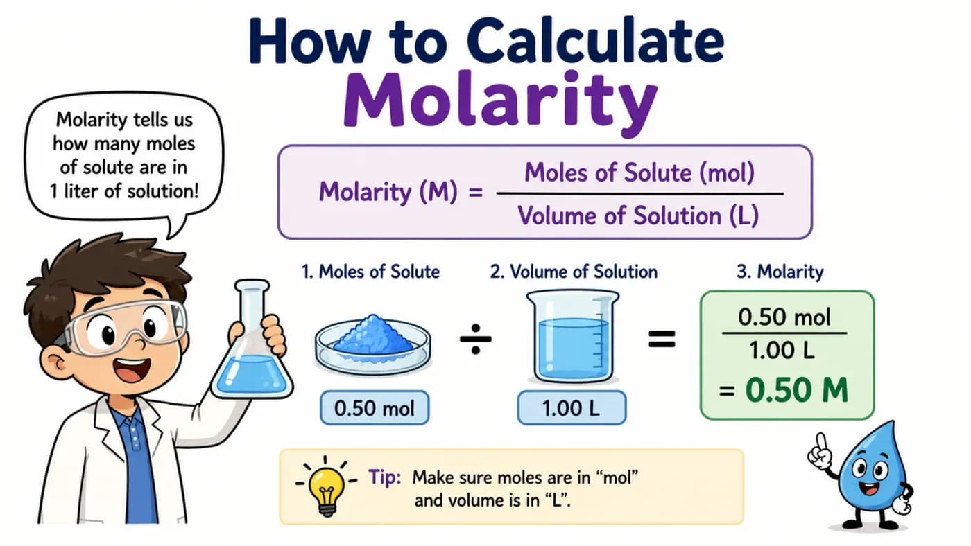 Calculate Molarity Example