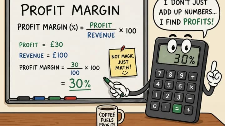 Calculate profit margin example