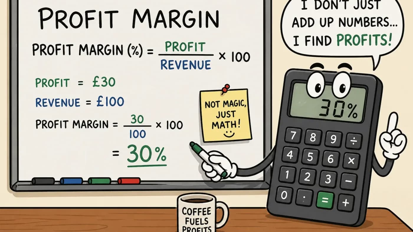 Calculate profit margin example