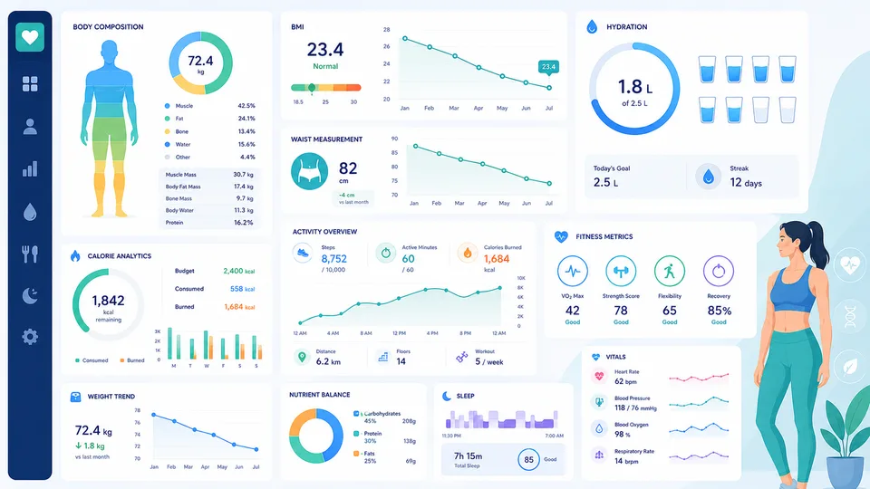 Complete BMI, Body Fat & Health Metrics Guide