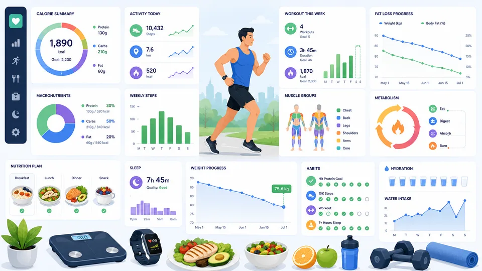 Complete Calorie Deficit, Fat Loss & Sustainable Weight Loss Guide