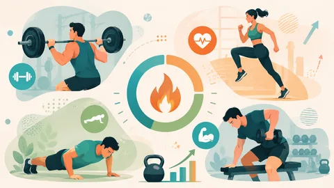 Calories Burned at the Gym: Weightlifting, HIIT, Push-Ups and Strength Training