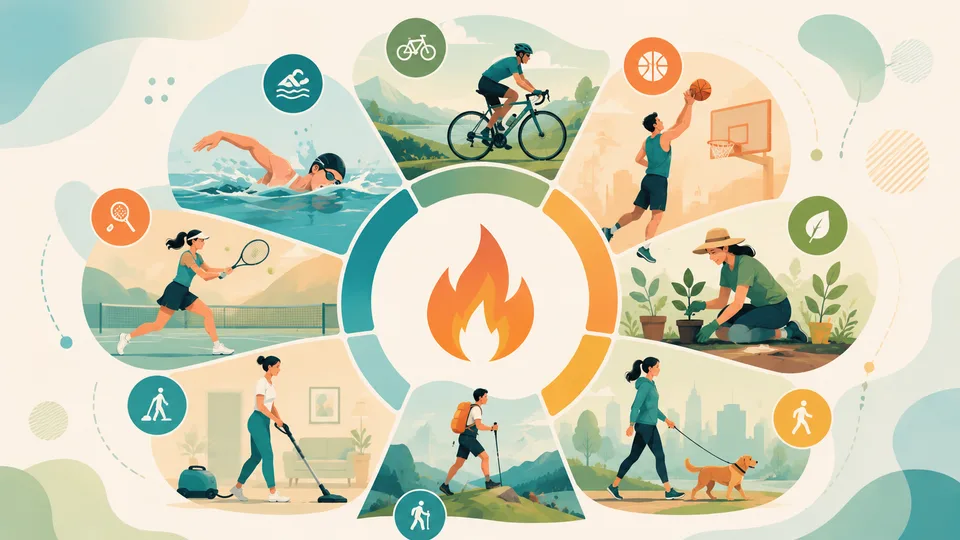 Calories Burned by Sports and Everyday Activities: From Swimming to Gardening