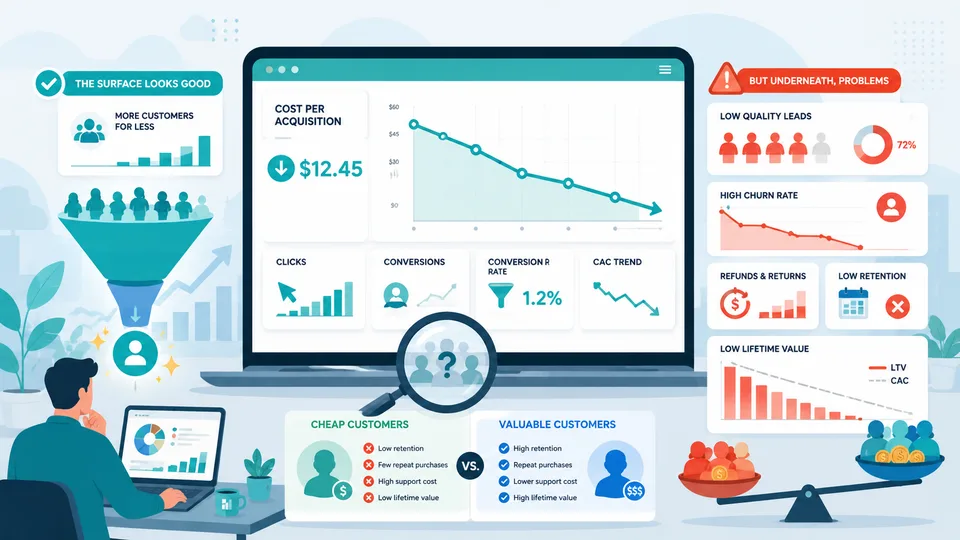 Cost Per Acquisition Explained: When CAC Is Useful and When It Lies