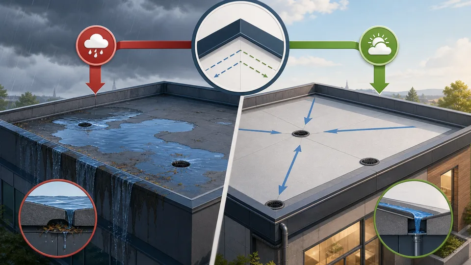 Drainage and Roof Pitch: Practical Gradient Calculations for Construction