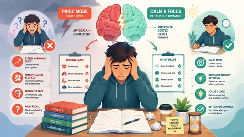 Exam Stress and Performance: Why Panic Makes Smart People Forget Everything