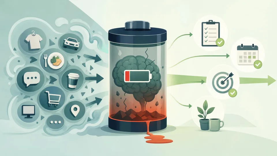 How Decision Fatigue Slowly Wrecks Focus