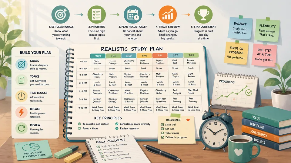 How to Build a Realistic Study Plan That You Might Actually Follow