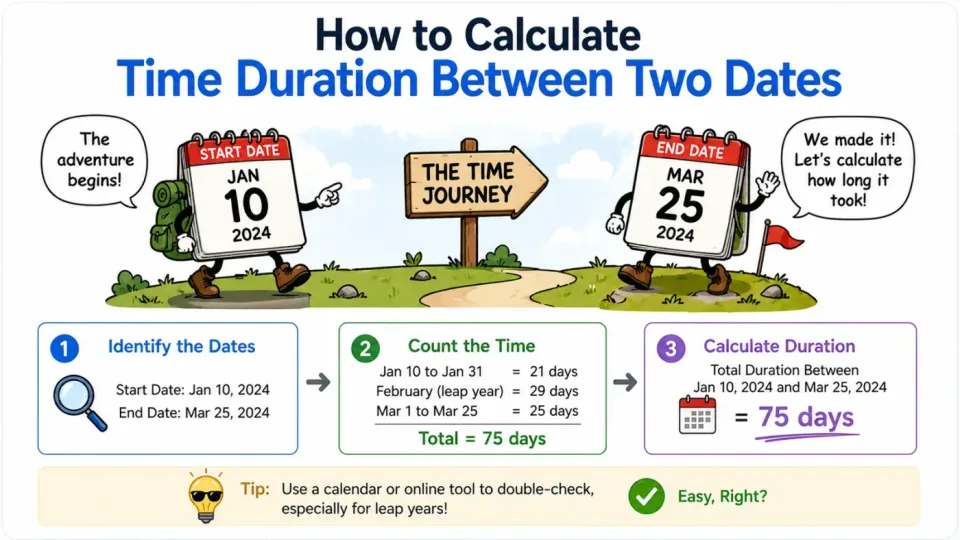 How to Calculate Time Duration Between Two Dates