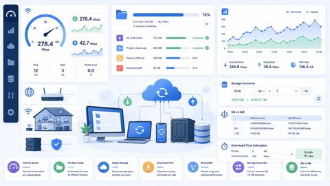 Complete Internet Speed, File Size & Digital Storage Guide