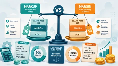 Markup vs Margin: The Difference That Trips Up Business Owners