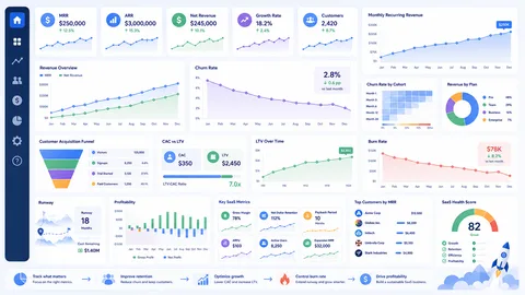 Complete SaaS Metrics, Churn & Startup Finance Guide
