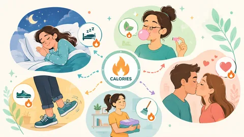 Strange Things That Burn Calories: Sleeping, Chewing Gum, Kissing and More
