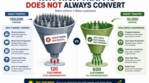 Why High Traffic Does Not Always Convert