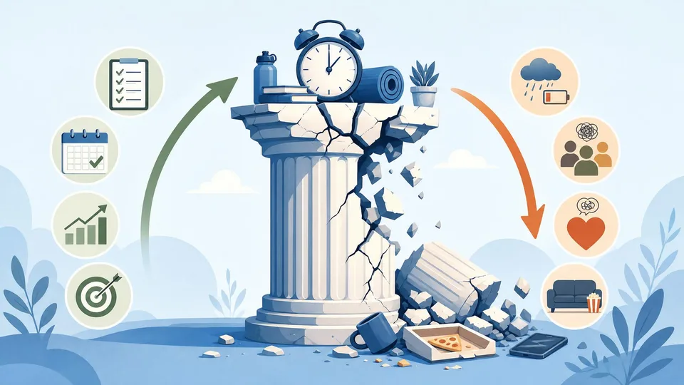 Why Perfect Routines Usually Collapse After a Few Weeks